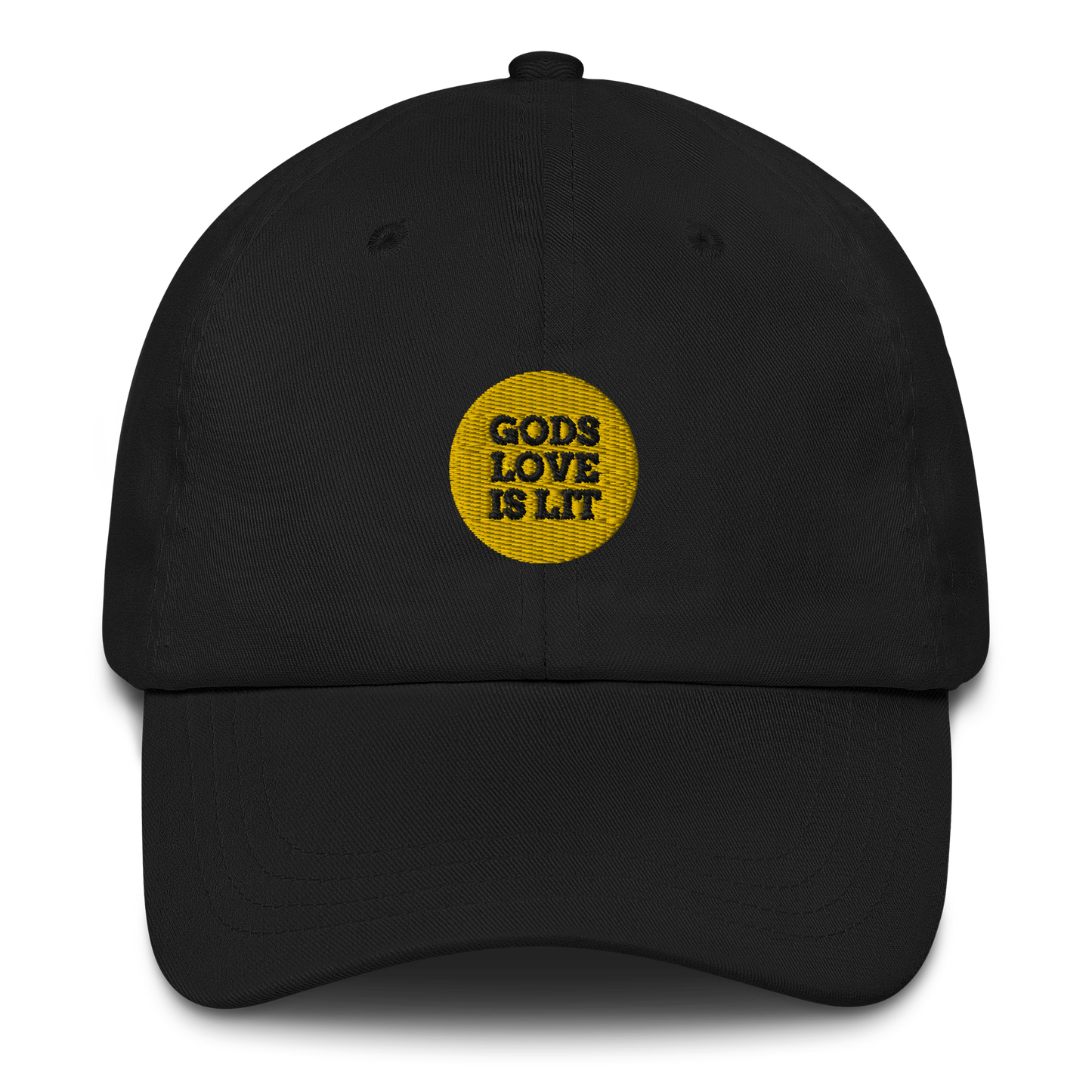 Dad Hat - Classic Gold Logo